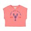 Sisters Department,Sleeveless t-shirt/top w/ round neck | Pink w/ "lobster" print